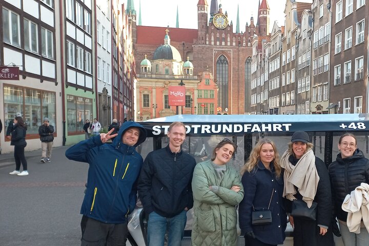 Gdańsk: City Sightseeing Tour by Buggy/Golf Cart LIVE GUIDED 1H