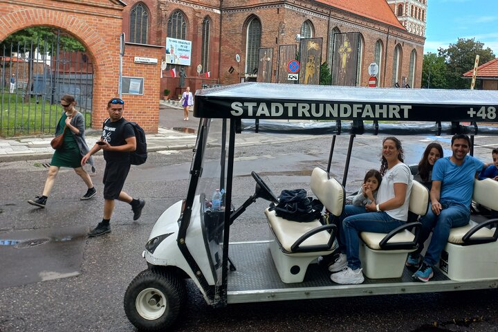 Gdańsk: City Sightseeing Tour by Buggy/Golf Cart LIVE GUIDED 1H