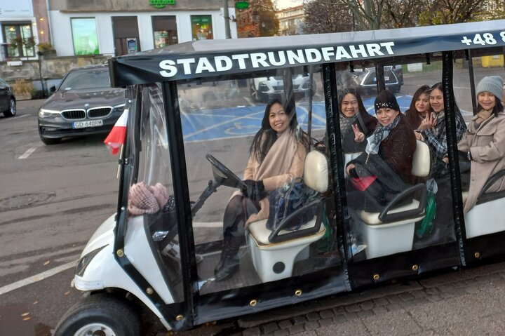 Gdańsk: City Sightseeing Tour by Buggy/Golf Cart LIVE GUIDED 1H