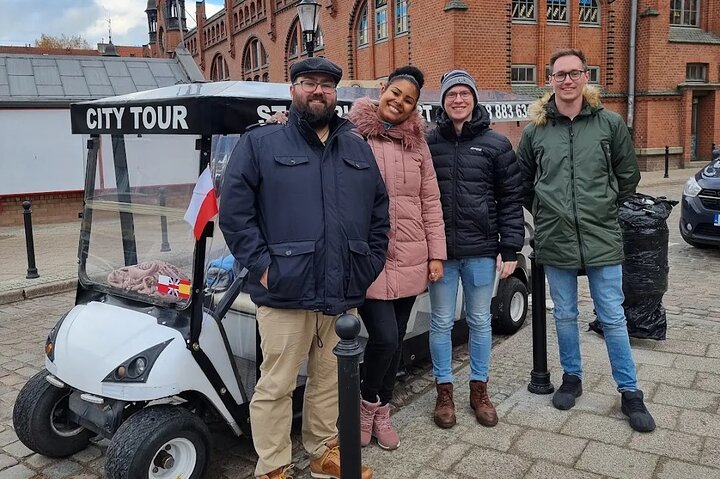Gdańsk: City Sightseeing Tour by Buggy/Golf Cart LIVE GUIDED 1H