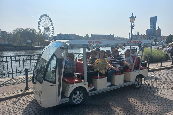 Gdańsk: City Sightseeing Tour by Buggy/Golf Cart LIVE GUIDED 1H