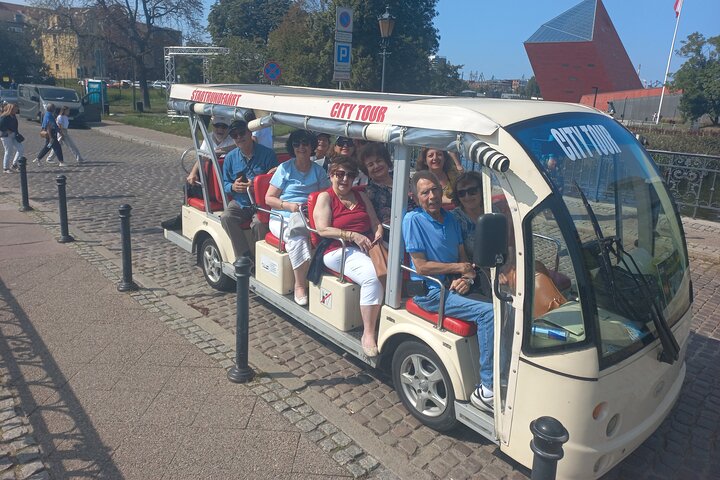 Gdańsk: City Sightseeing Tour by Buggy/Golf Cart LIVE GUIDED 1H