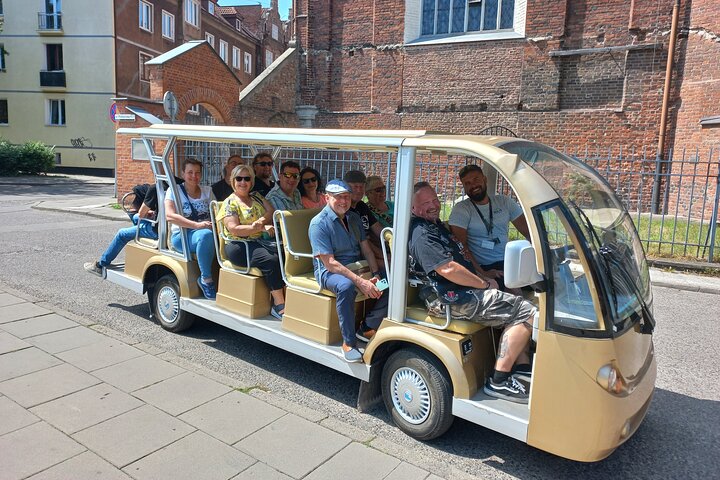 Gdańsk: City Sightseeing Tour by Buggy/Golf Cart LIVE GUIDED 1H