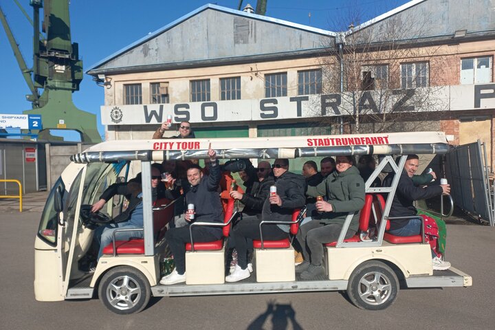 Gdańsk: City Sightseeing Tour by Buggy/Golf Cart LIVE GUIDED 1H