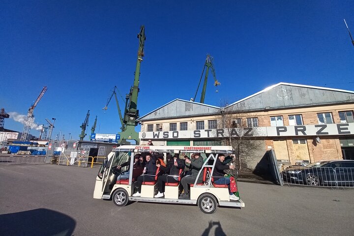 Gdańsk: City Sightseeing Tour by Buggy/Golf Cart LIVE GUIDED 1H