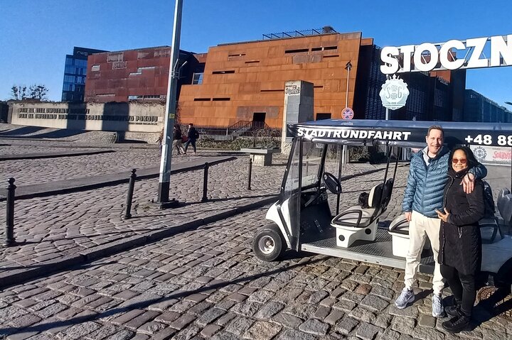 Gdańsk: City Sightseeing Tour by Buggy/Golf Cart LIVE GUIDED 1H