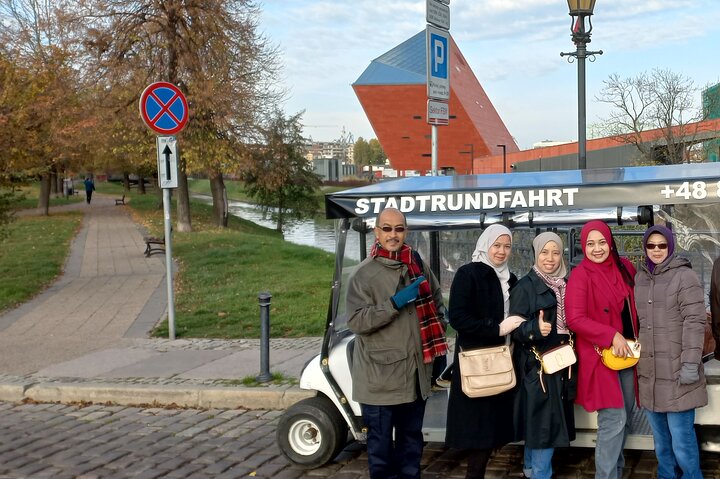 Gdańsk: City Sightseeing Tour by Buggy/Golf Cart LIVE GUIDED 1H