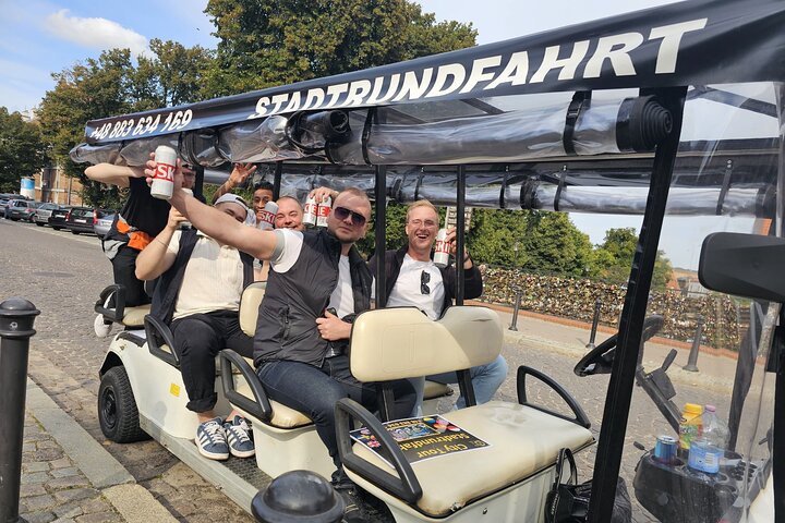 Gdańsk: City Sightseeing Tour by Buggy/Golf Cart LIVE GUIDED 1H