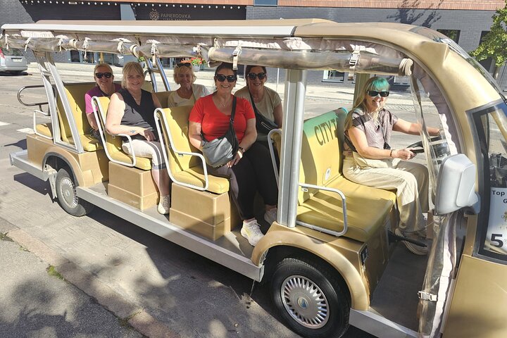 Gdańsk: City Sightseeing Tour by Buggy/Golf Cart LIVE GUIDED 1H