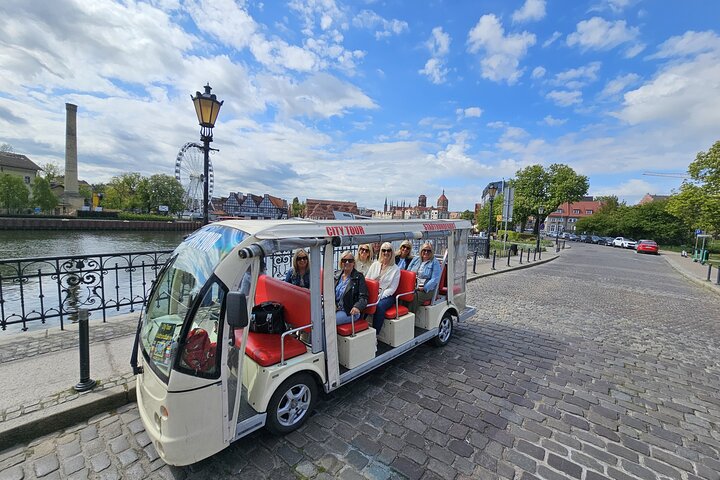 Gdańsk: City Sightseeing Tour by Buggy/Golf Cart LIVE GUIDED 1H
