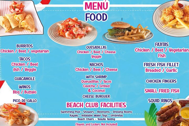 Chula’s All Inclusive Beach Pass with Transport