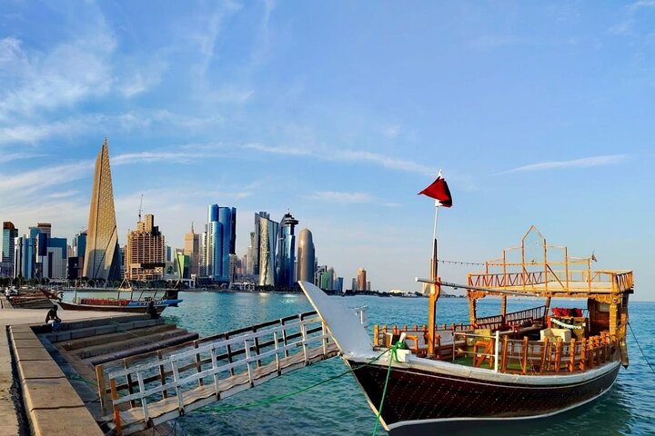 Half Day Private Doha City Tour with Traditional Dhow Boat Cruise