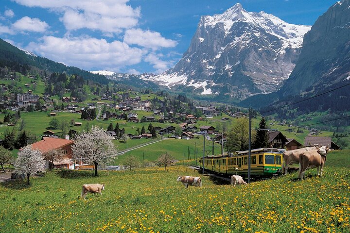 From Bern: Swiss Alps, Lauterbrunnen, Beatus Caves Small Group