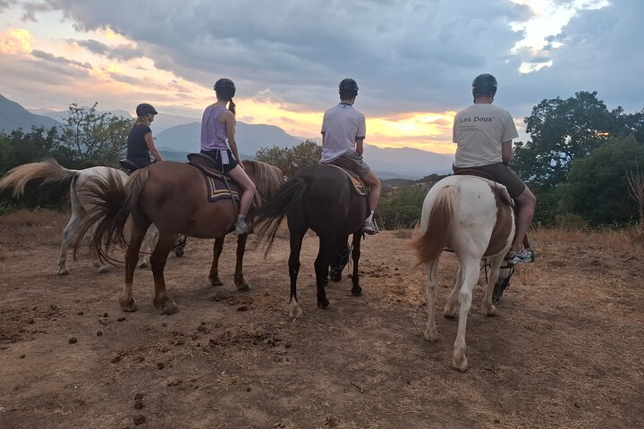 Mystical Sunset Horseback Ride in Meteora: 1-Hour Adventure