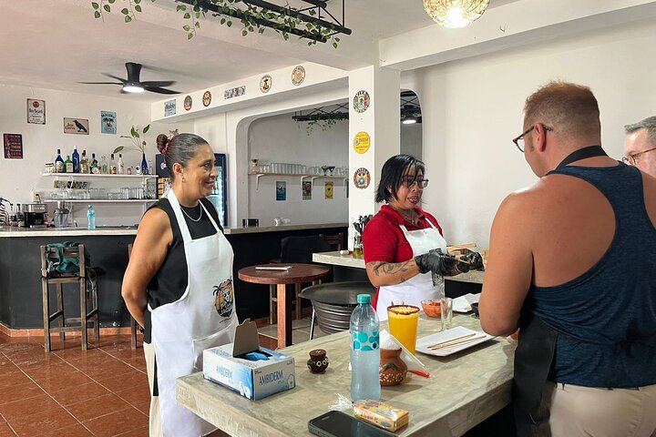 Authentic Beachfront Mexican Cooking Class Cafe Jaguar Costa Maya
