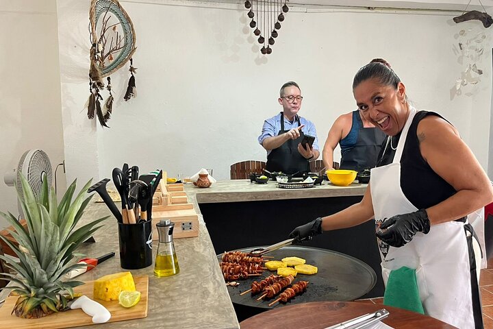 Authentic Beachfront Mexican Cooking Class Cafe Jaguar Costa Maya