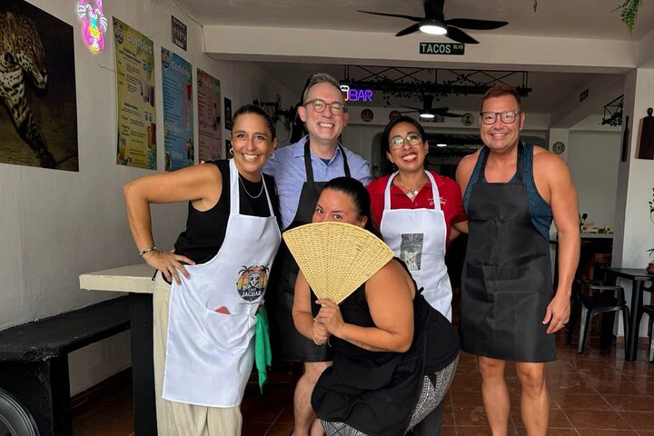 Authentic Beachfront Mexican Cooking Class Cafe Jaguar Costa Maya