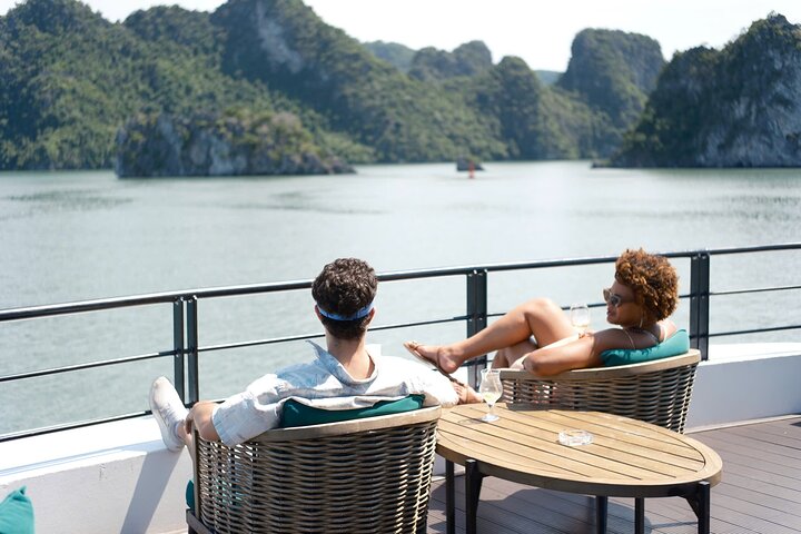 Halong Bay & Lan Ha Bay Luxury Day Cruise by The Halong Catamaran