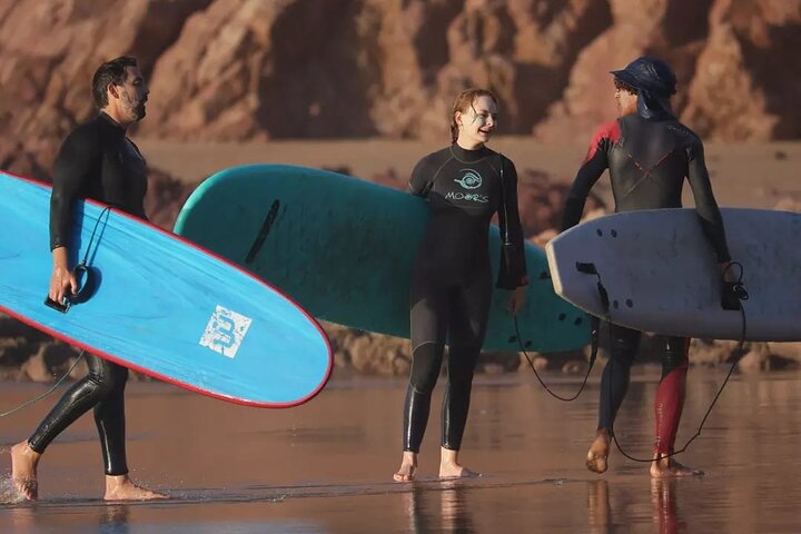 Beginners Surf lessons in Mirleft