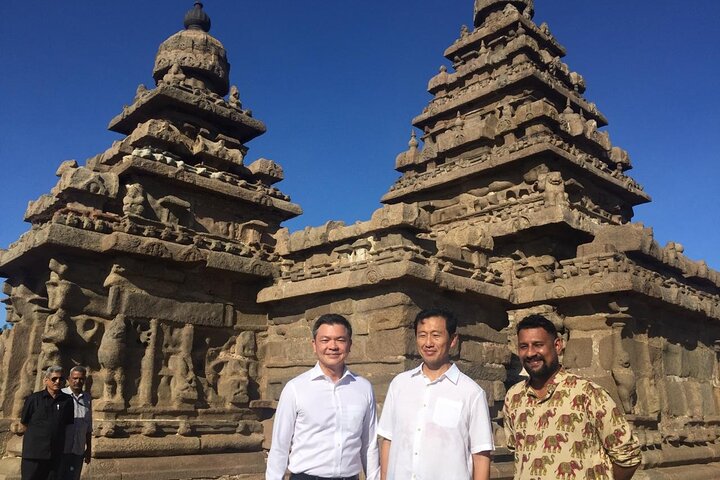 Private tour of Mahabalipuram from Pondicherry with Guide