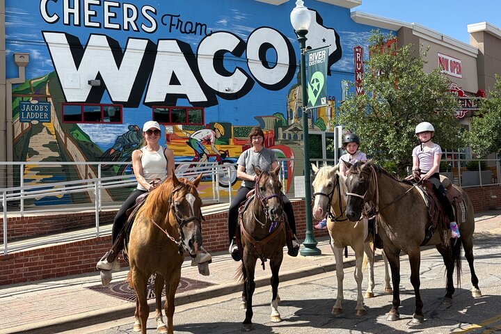 Horseback Riding on the Historic Chisholm Trail Downtown Waco