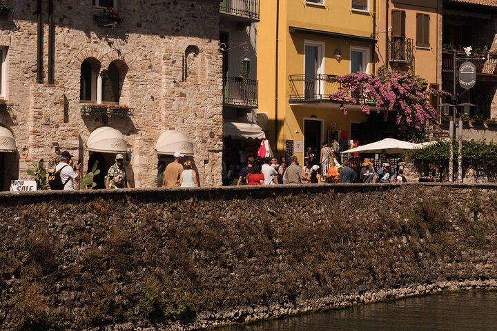 From Verona Sirmione Lake Garda with Boat and Spritz Tasting