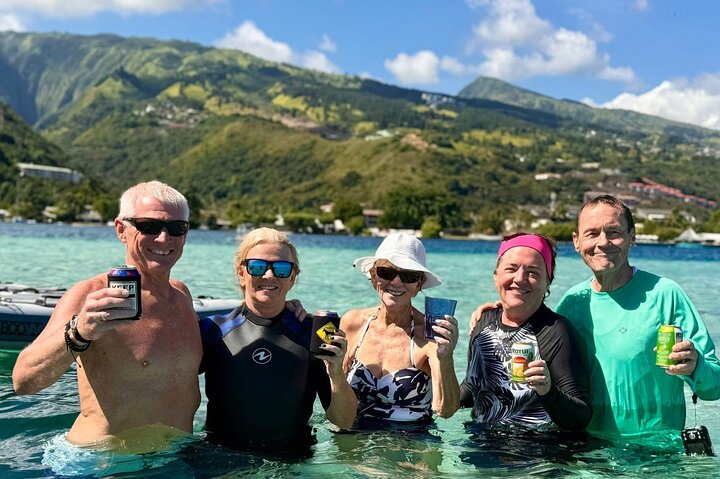 Guided Small Group Whale Watching and Swim Tour Tahiti