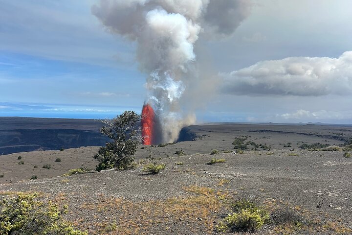 Big Island Scenic Tour: Volcano Hilo Town Waterfall Beach & Lunch
