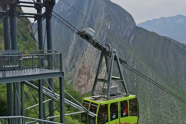 Garcia Grottoes and Cable Car and Town