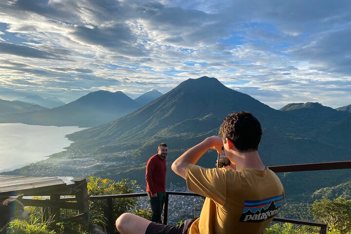 Sunrise Tour in Indian Nose Hike and Views of Lake Atitlan
