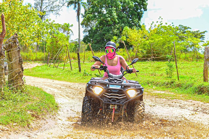 Punta Cana Buggy or ATV Tour with Macao Beach, Cave and Tastings