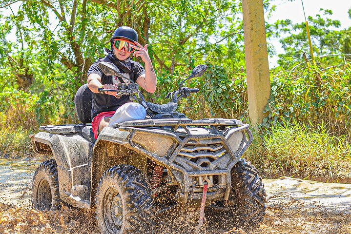 Punta Cana Buggy or ATV Tour with Macao Beach, Cave and Tastings