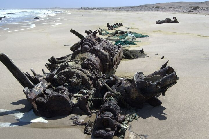Skeleton Coast Park, and Ship Wrecks Old Oil Rigg, Diamond Field