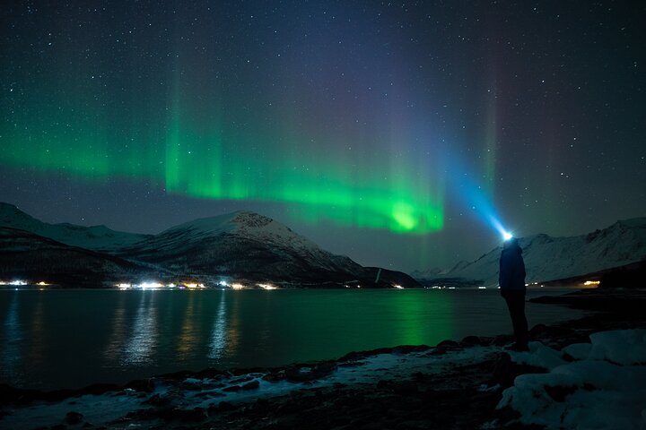 Northern Lights Minibus Chase from Tromsø with Chasing Lights