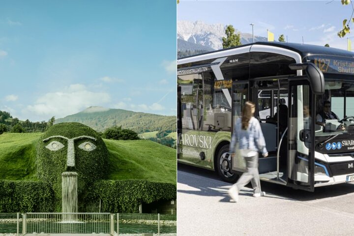 Swarovski Crystal Worlds Admission Ticket Including Shuttle Transfer from Innsbruck