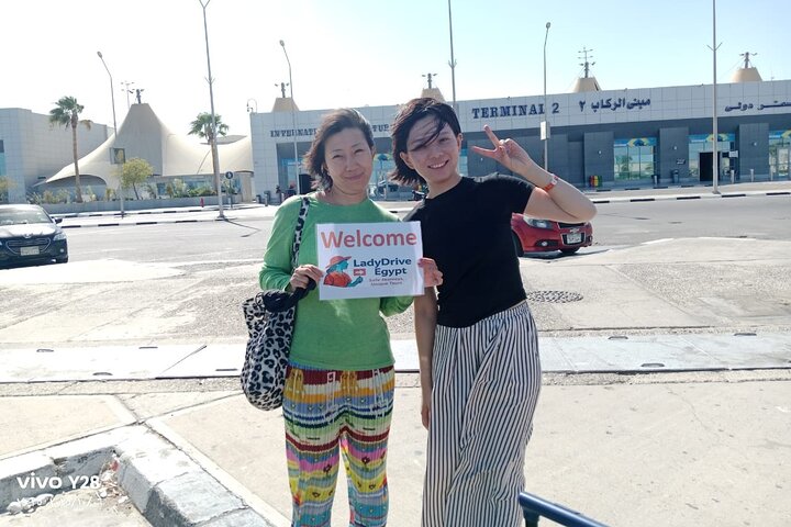 Hurghada Airport Transfer Safe Private Ride by Female Driver
