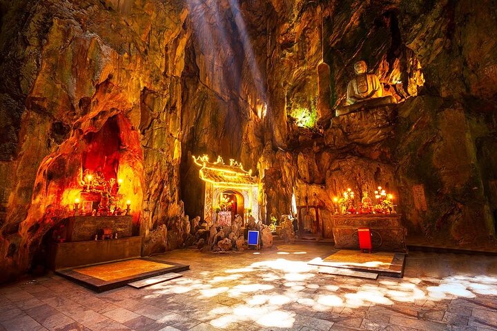 Da Nang private car: Golden Bridge, My Son & Marble Mountains