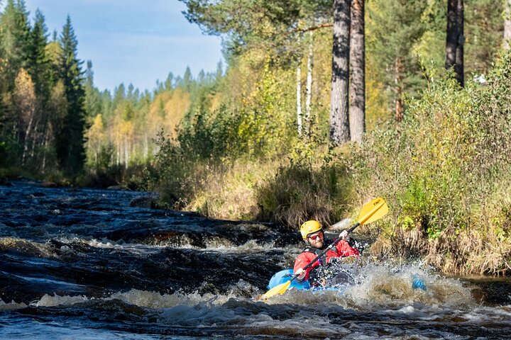 Family Packraft tour in Sälen