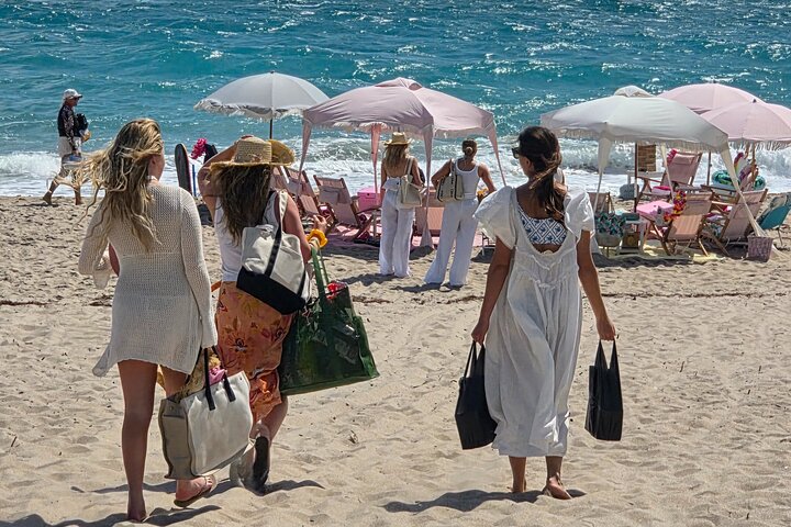 Beach Chair Rental Service with Cabana and JBL Speaker and more