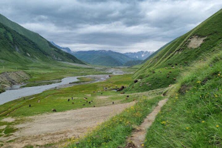 From Kazbegi to Truso Valley Trek with Hotel Transfers