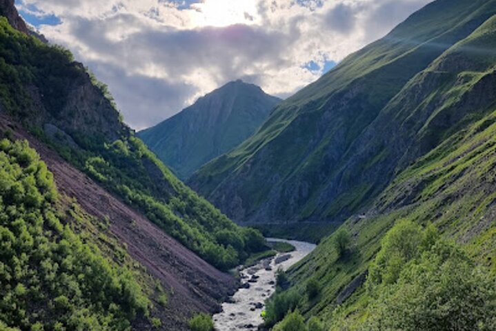 From Kazbegi to Truso Valley Trek with Hotel Transfers