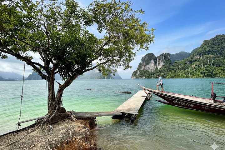 From Khao Lak : Cheow Lan Lake & Nam Rad Emerald Pool