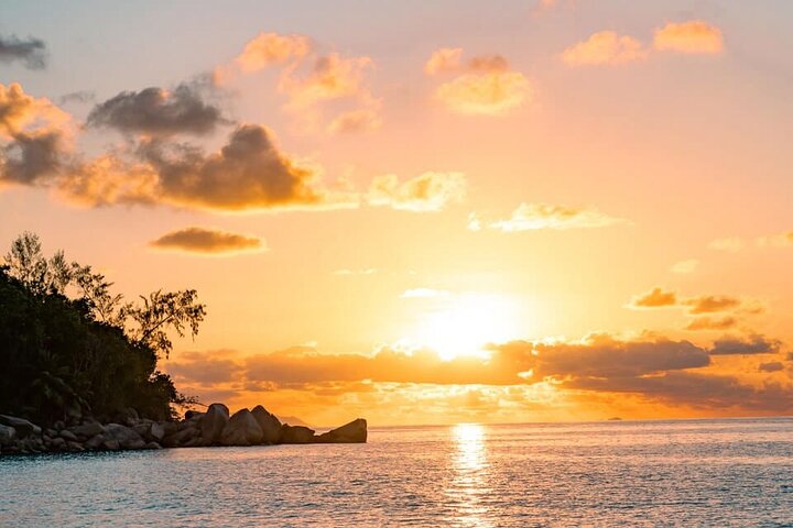 Shared Sunset Cruise from Praslin Island