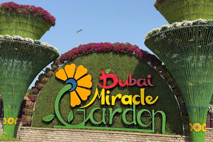 Miracle Garden Global Village with Transportation from Fujairah