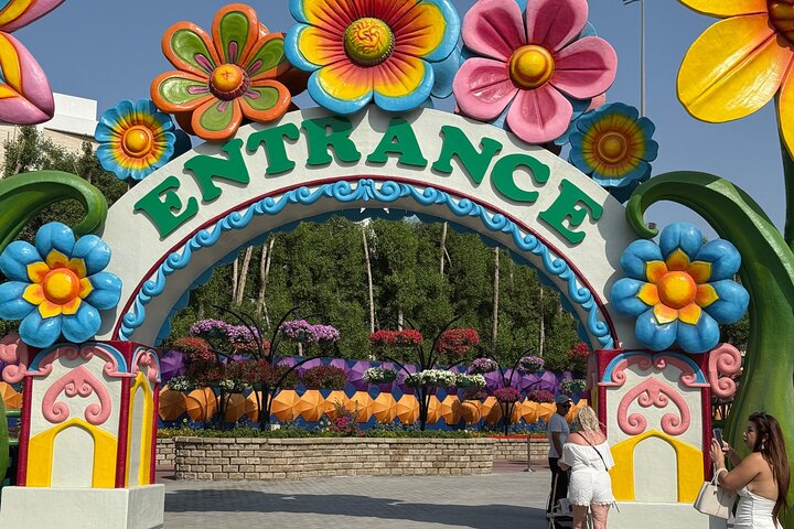 Miracle Garden Global Village with Transportation from Fujairah