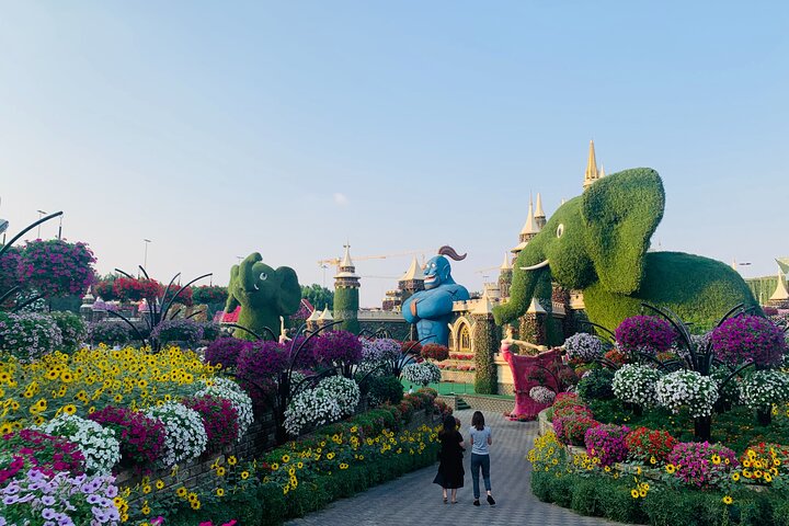 Miracle Garden Global Village with Transportation from Fujairah