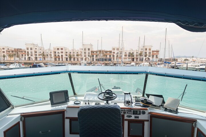 Agadir Yacht Cruise with Swimming Fishing and Lunch on Sitatunga