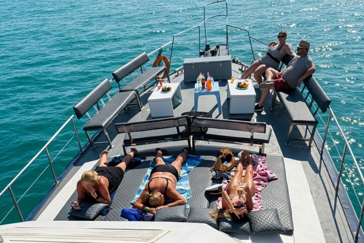 Agadir Yacht Cruise with Swimming Fishing and Lunch on Sitatunga