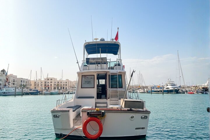 Agadir Yacht Cruise with Swimming Fishing and Lunch on Sitatunga