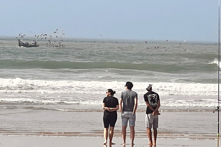 Essaouira Waterfall Hike & Coastal Walk with Tagine, Fishing